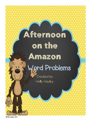 cover image of Magic Tree House Word Problems- Amazon Theme